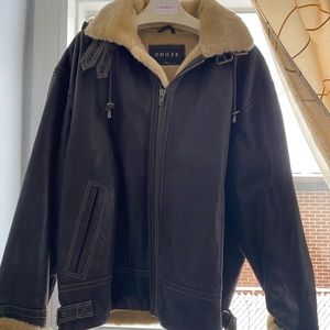 CRUZE Leather Coat Size 2XL. Like New